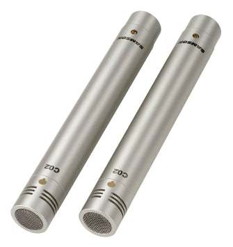 C02 Pencil Condenser Microphones - Supercardioid Pair