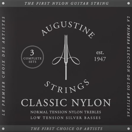 Classic Black Low Tension Nylon Guitar Strings