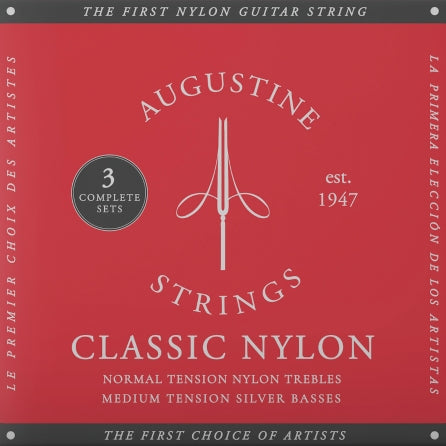 Classic Red Medium Tension Nylon Guitar Strings