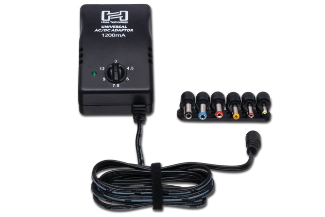 Universal Power Adapter, Selectable up to 12 VDC 1200 mA