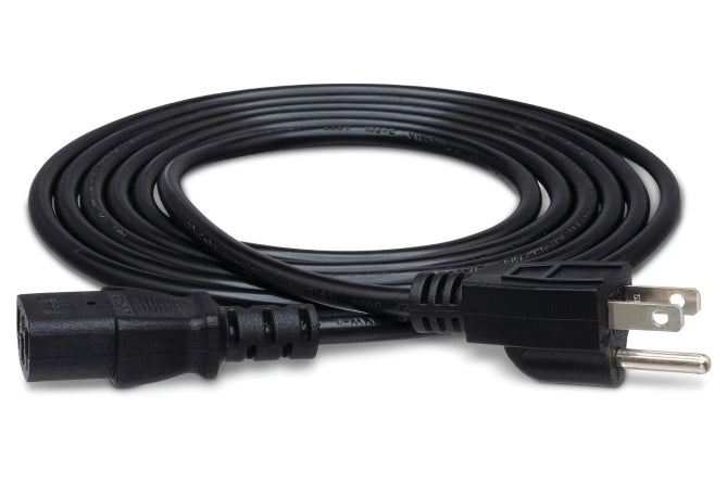 Power Cord, IEC C13 to NEMA 5-15P