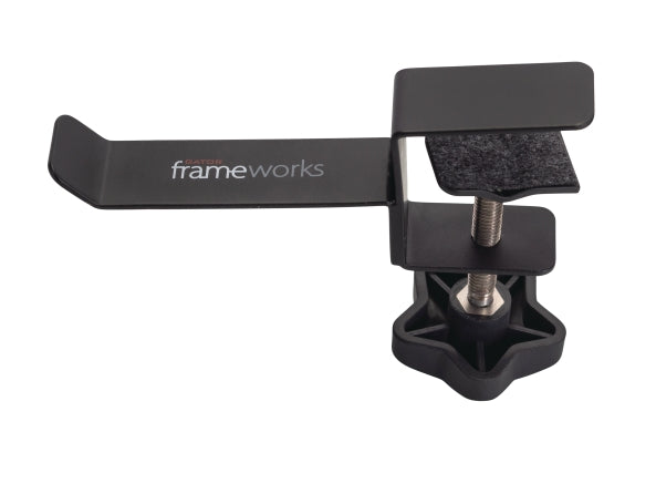 Frameworks Headphone Hanger That Clamps onto Desktop Edge