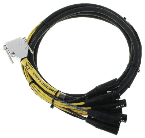 DB25-XLR M+F AES/EBU Digisnake