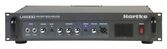 LH1000 Bass Amplifier - Tube (12AX7) Preamp, Bass and Treble Shelving with peak Mid-Range 2x500 watt Bass Head