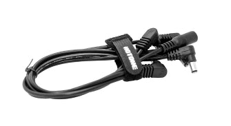Angled Head DC Cable for Guitar Pedals