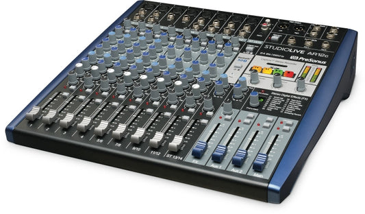 StudioLive AR12c - 12-Channel USB-C Compatible Audio Interface/Analog Mixer/Stereo SD Recorder