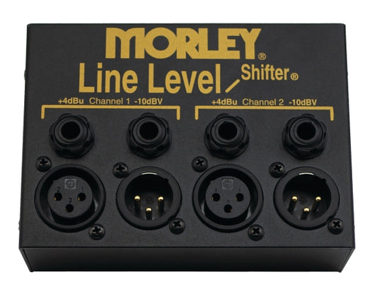 Line Level Shifter 2 - 2-Channel Box with 1/4" Smart Jacks (TS or TRS) Model LLS-2