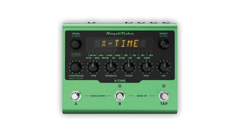 AmpliTube X-TIME (Delay) - X-GEAR Series Boutique Guitar Digital Effects Pedals