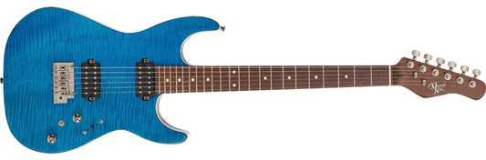 62 Flame Solid Body Electric Guitar