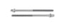 Bass Drum Tension Rod - 4-Pack