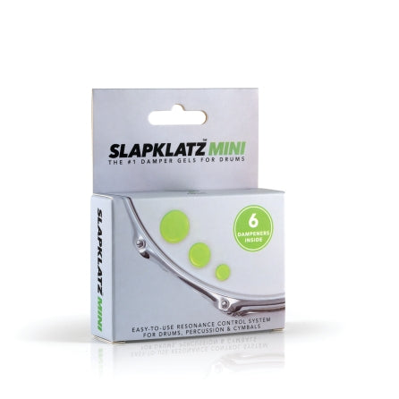 SlapKlatz Mini Drum Damper Gels - 6 Gel Pads with Case
