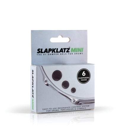 SlapKlatz Mini Drum Damper Gels - 6 Gel Pads with Case