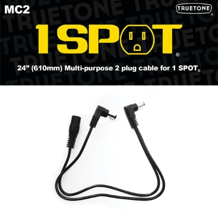 Multi-Plug 2 Female to (2) Male 12" Extensions (Y-Cable)