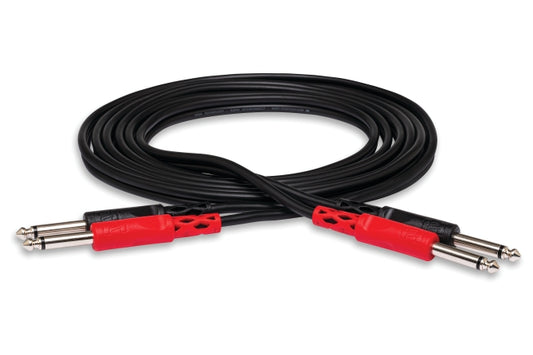Stereo Interconnect, Dual 1/4 in. TS to Same