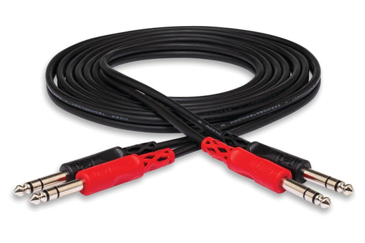 Stereo Interconnect, Dual 1/4 in. TRS to Same