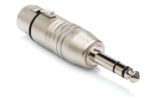 Adapter, XLR3F to 1/4 in. TRS