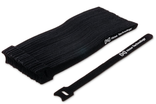 Cable Tie, Hook & Loop 0.5 in. x 8 in., 50 Pc