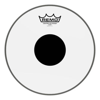 Controlled Sound Series Clear Black Dot Drumhead