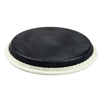 Conga Drumhead, Tucked, Skyndeep, 'Black Calfskin' Graphic