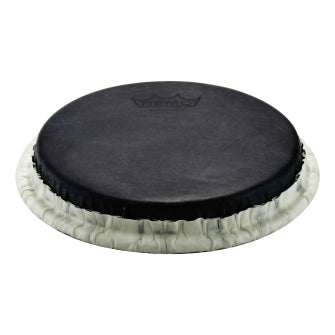 Bongo Drumhead, Tucked, Skyndeep, 'Black Calfskin' Graphic