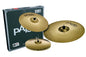 101 Brass Universal Set - 14" Hi-Hat, 16" Crash, 20" Ride