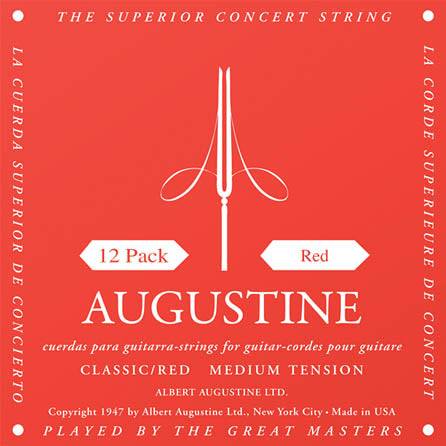 Classic Red Medium Tension Nylon Guitar Strings