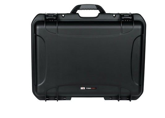 Black Waterproof Injection Molded Case with Custom Foam Insert for Pioneer CDJ-2000NXS2