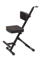 Deluxe Guitar Seat with Adjustable Back Rest and Guitar Hanger