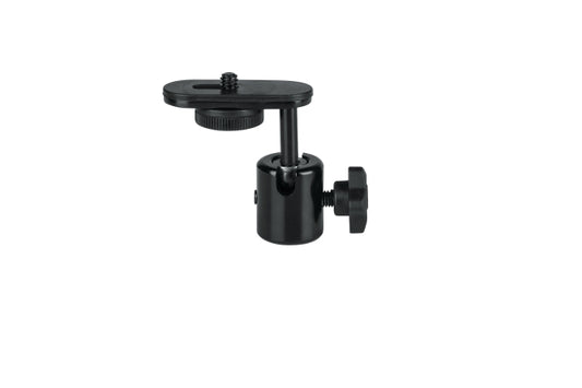 Camera Mount Mic Stand Adapter with Ball-and-Socket Head