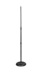 Rok-it Tubular Microphone Stand With 10" Round Base And Easy-twist Clutch Height Adjust