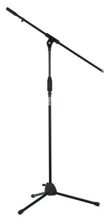 Rok-it Tubular Microphone Stand With Fixed Boom Included. Tripod Design