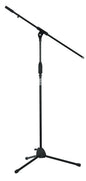 Rok-it Tubular Microphone Stand With Fixed Boom Included. Tripod Design